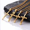 Stainless Steel Catholic Cross Necklace for Men,St. Benedict's Catholic Crucifix Pendant Necklace,Religion Gothic Jewelry Gift