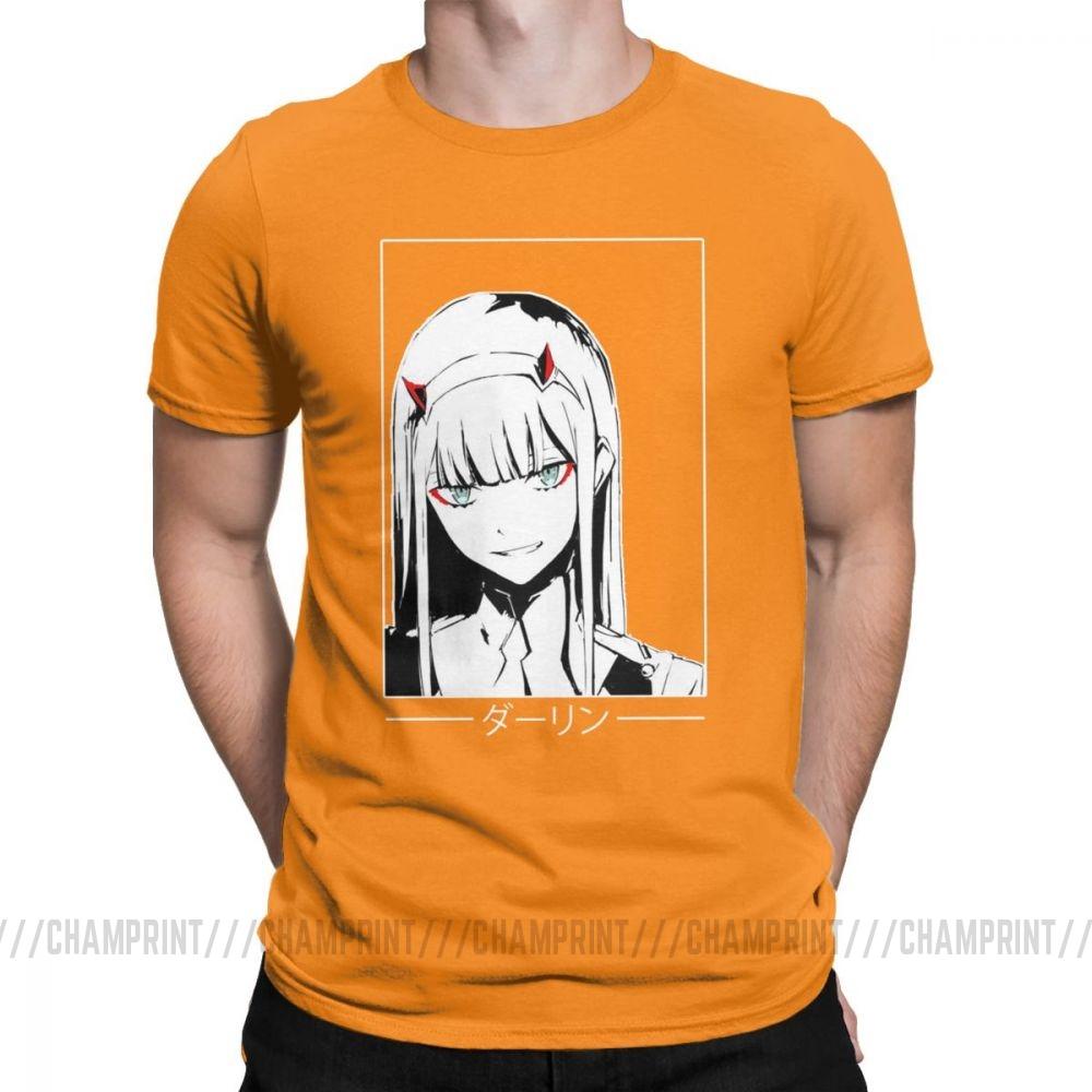Cool Zero Two T Shirt Darling In The Franxx Movie Koszulka męska 100 bawełna