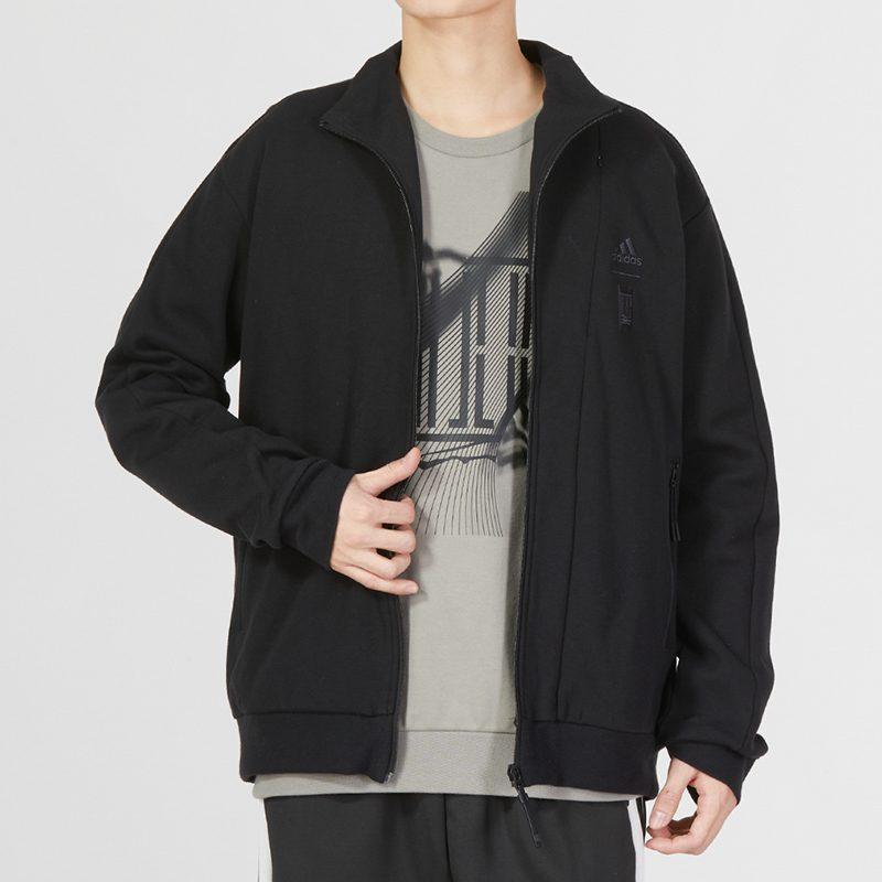 adidas Wj Mh Kn Jkt Jacket Men's Black IA8127