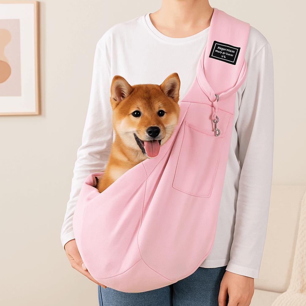 Large Capacity Crossbody Pet Carrier Polyester Cat Carrier Bag Puppy Shoulder Bags Travel