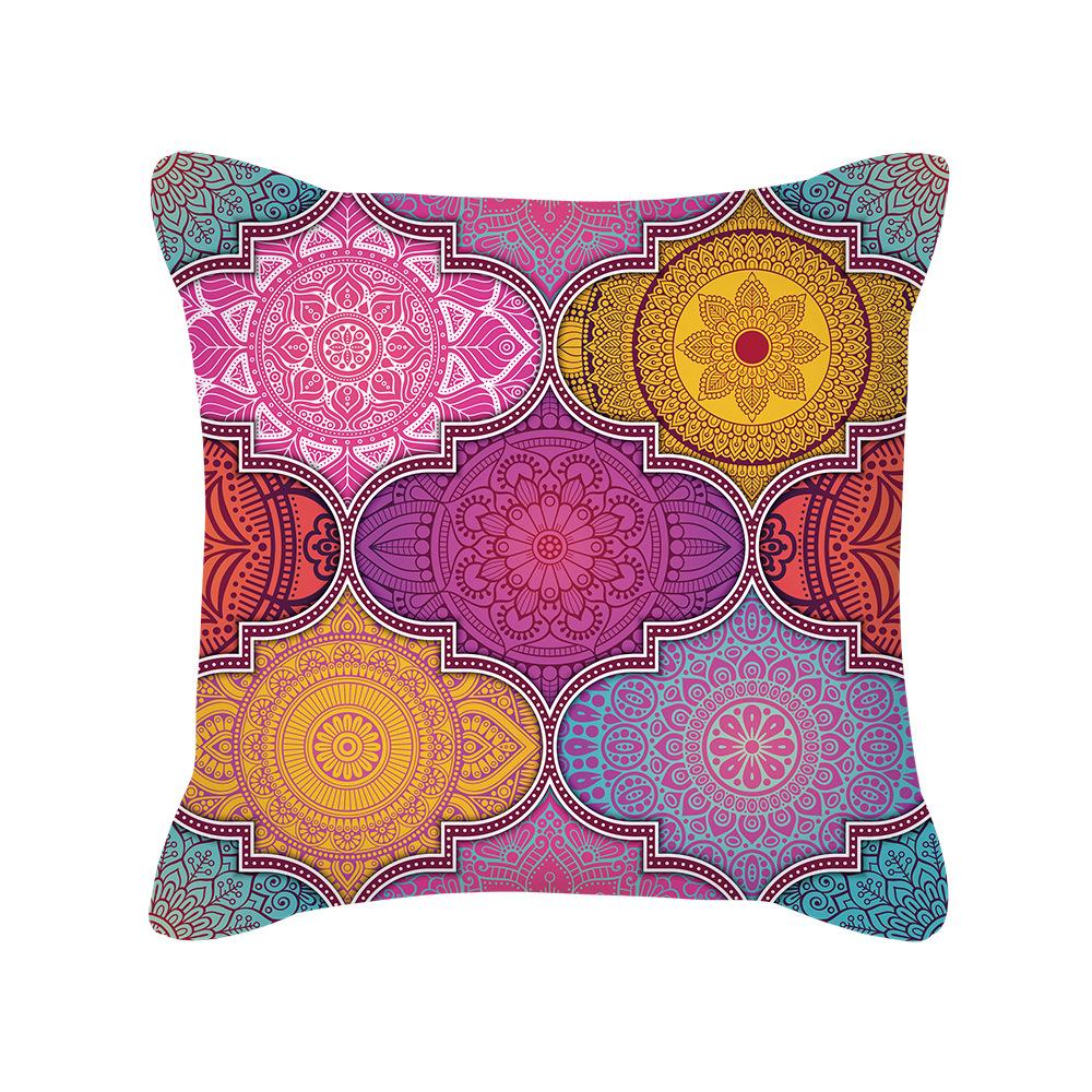 New Product Pillow Ins Nordic Style Geometric Pattern Plush Pillow Cover Sofa Cushion Cover