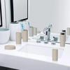5Pcs Bathroom Accessories Set Home Decor Plastic Clearance Countertop Soap Dish Toothbrush Mug for