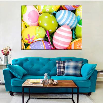 5D Diy Diamond Painting Colored Eggs Cross Stitch Set Full Diamond Embroidery Mosaic Art Picture of Rhinestones Decor Gift