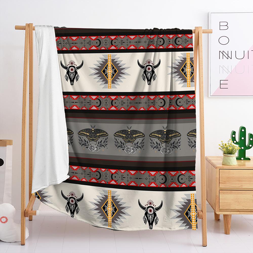 Blanket Flannel Blanket Bohemian 3D Digital Printing Blanket Cover Blanket