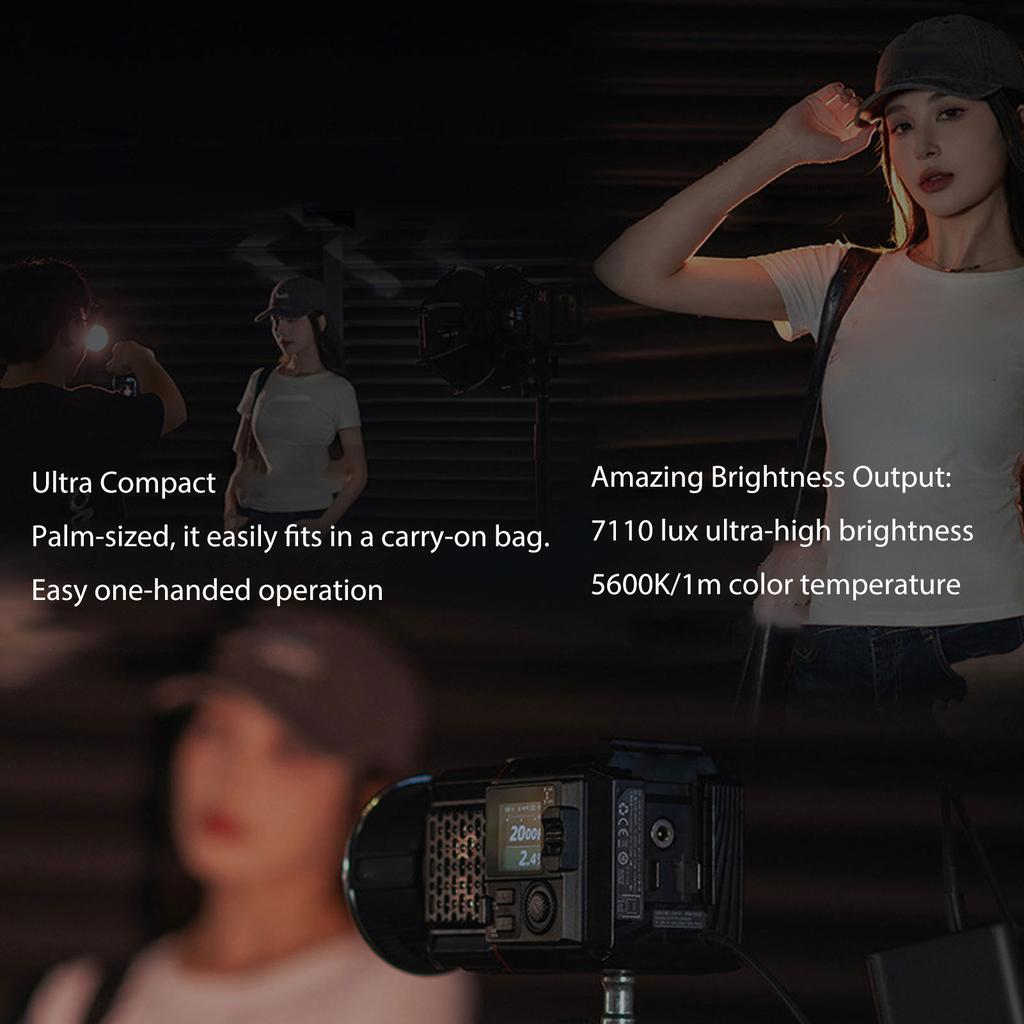 YN150 Ultra Bi Mini Size LED Video Light 2700K 6500K Color Tempreture Outdoor COB LED Light 2.4G APP Remote Control