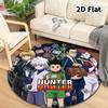 Hunter X Hunter Round Area Rug Carpet Rug For Living Room Bedroom Sofa Playroom Decor Nonslip Floor Mat