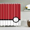 Cartoon Animals Elephant Flamingo Bathroom Curtains Waterproof Polyester Flowers Plant Printed Shower Curtains With 12 Hooks