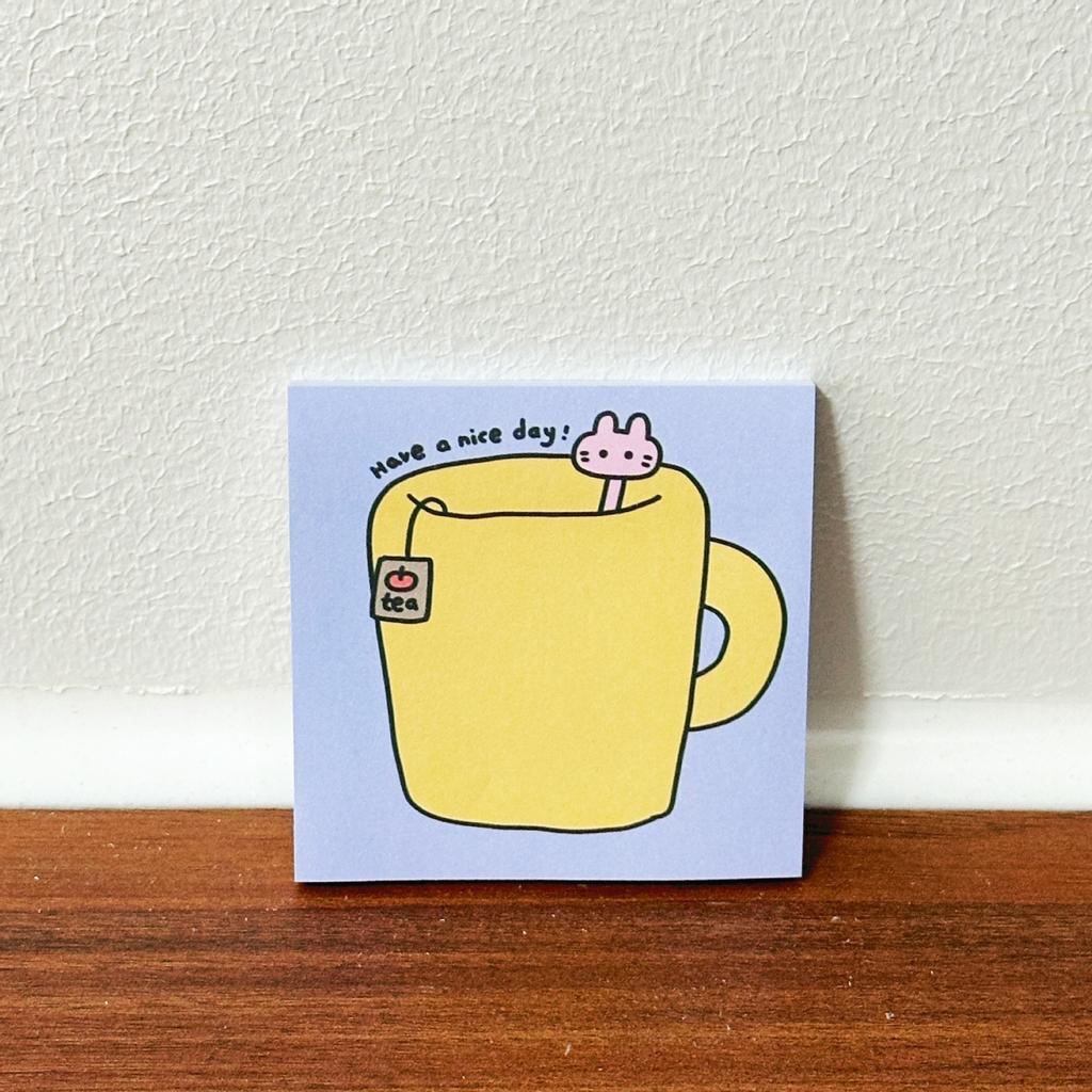 Cartoon-style Simple and Cute Sticky Notes - Decorative Stationery for Student Planners, Note-taking  (Adhesive Notepads) kawaii
