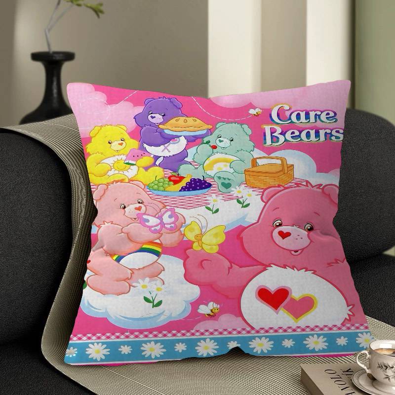 CARE Bear American Retro Cartoon Cute Cushion Cover Decorative Pillow Sofa Home Decor Case Pillow Cases
