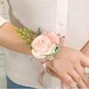 2Pcs Wrist Corsages for Mother of Bride and Grooms, Rose Corsages Wristlet for Bridal and Bridesmaid, Corsages for Proms
