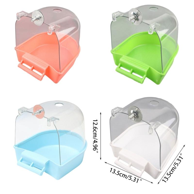 Parrot Bathtub Birdcage Bathing Tub Budgies External Bathroom Cage Decors