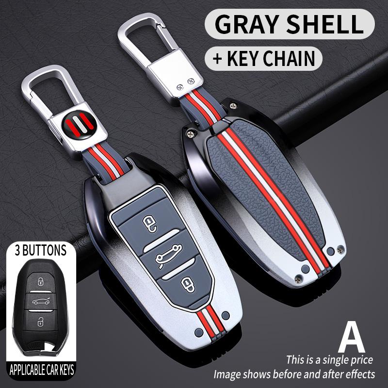 Zinc Alloy Car Key Case Cover For Peugeot 308 3008 508 5008 408 4008 208 301 407 For Citroen C4 C6 C3-XR Picasso DS Accesories