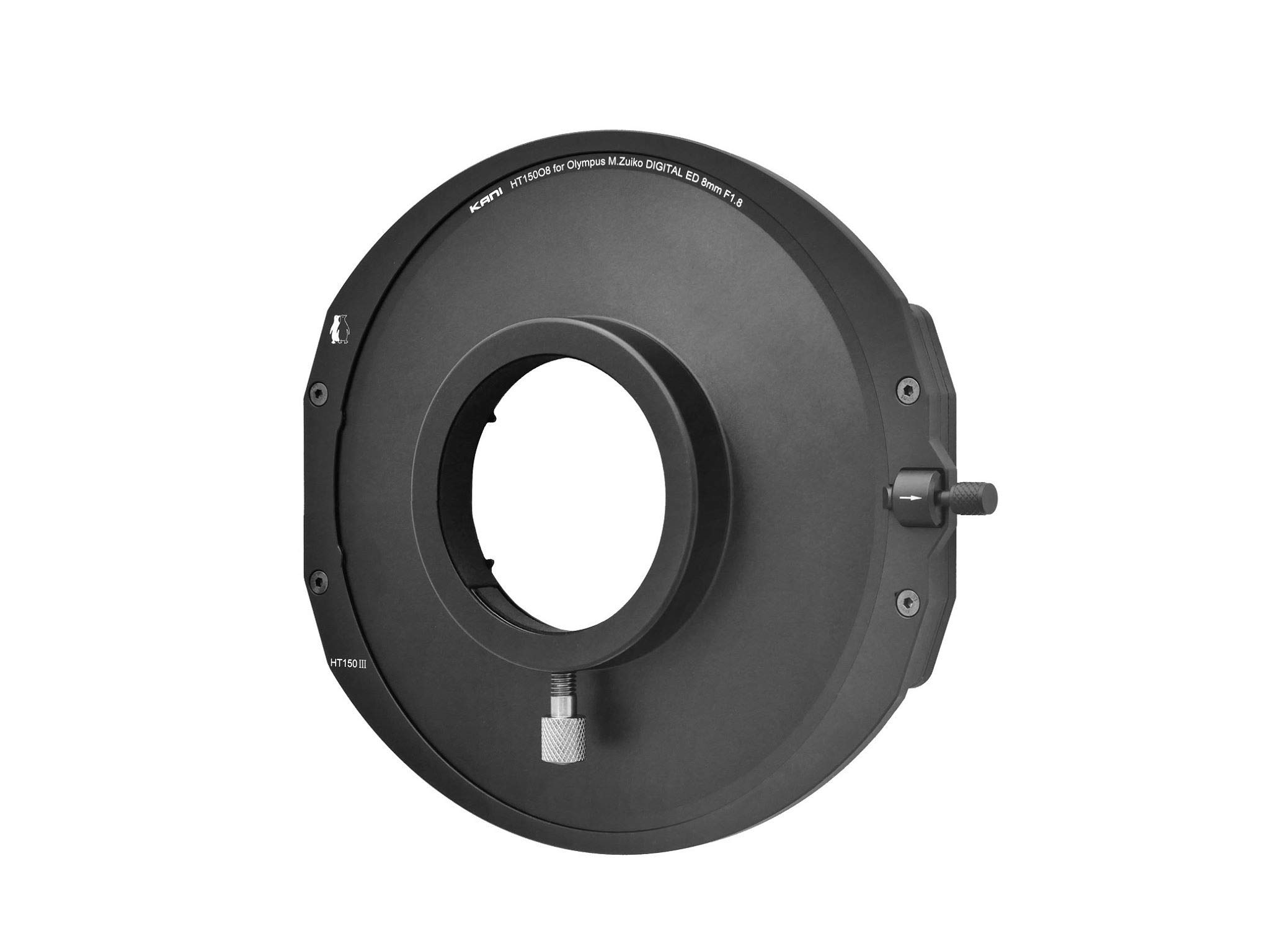 

KANI 150mm Width Square Filter HT150 III Filter Holder Set for OM DIGITAL ED 8mm Fisheye Holds up to 2 Square Storage Case Aluminum 807489 (OLYMPUS) чорний
