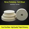 High-Density Wool Felt Polishing Wheel for Metal, Glass & Plastic - 15mm