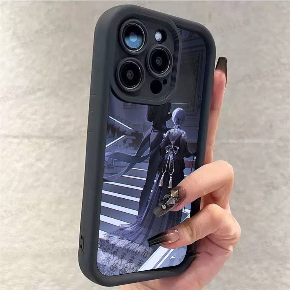 Anime Black Butler Phone Case for iPhone 17 16 15 14 13 12 11 Pro Max Plus Silicone Shockproof Case