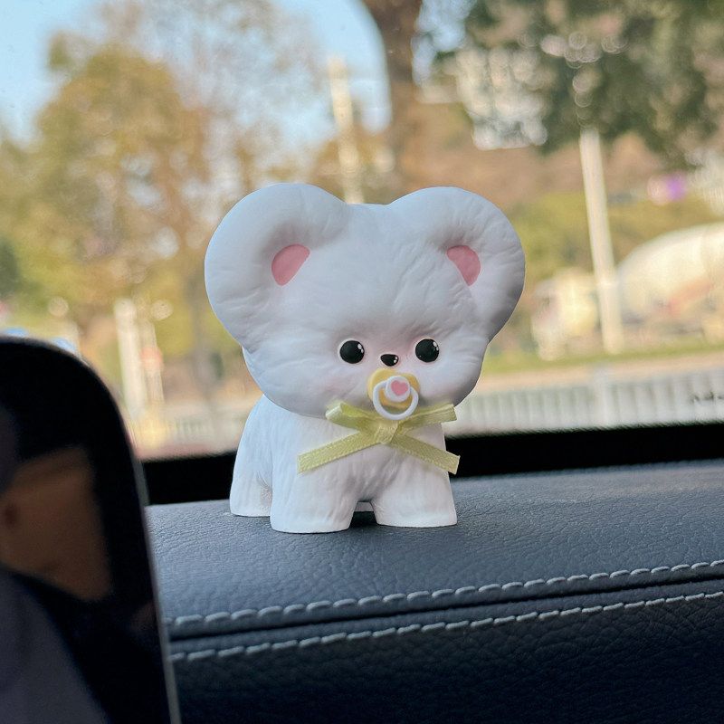 

Car Perfume Aromatherapy Cute Pacifier Puppy Car Dashboard Decoration Gift for Girls Aroma Diffuser Stone Yellow Puppy Ornament Other notes