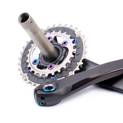 Bicycle Colored Brake Disc Screws Box Titanium Alloy for Mountain Bike M7000/8000 Titanium Screw Kit