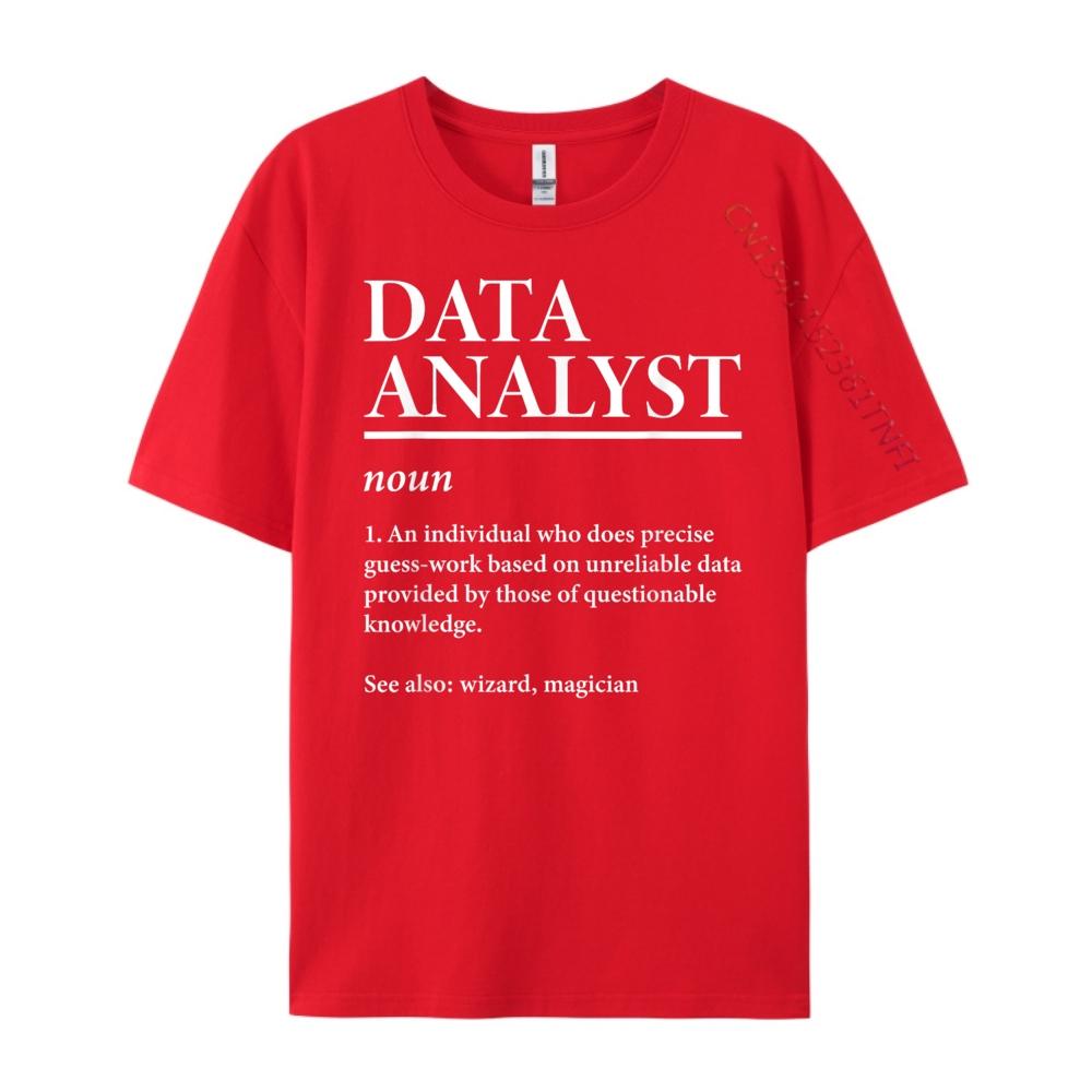 Data Analyst Definition Data Scientist Data Science Expert Graphic T Shirts Men Cotton Luxury Designer T Shirt Luxury S