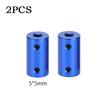 Aluminum Flexible Coupling Bore 5mm 8mm ====r Parts Blue Flexib=S=======haft Coupler Screw Stepper Motor Flexible Shaft Coupler