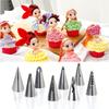 Luxurious 8pcs Russian Tulip Flower Cake Icing Piping Nozzles For Elegant Decorating