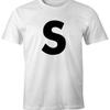 Unisexs Salt Costume Mustard Letter S Carnival Carnival Fun Shirt