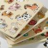Shape Matching Wooden Puzzle Toys Cartoon Animals Fruits 3D Puzzles  Children