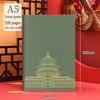 2025 A5 Business Diary: Customizable Soft Leather Office Notebook with National Trend Design and Logo Printing Options.