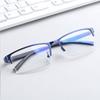 Half Frame Myopia Glasses Eyewear Male Female Near Sight Glasses Ultra Light Black Blue -50 To -600 Mens Glasses Gafas