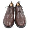 Pristine Dunhill Leather shoes Wingtip Medallion Full Brogue Brown leather mens 42.5 Used