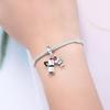 PANPOKI Copper Metal Love Coffee Cup Pendant Bead Component Bead Components Authentic Original Pendant Bead Components Bracelet High Quality Fine