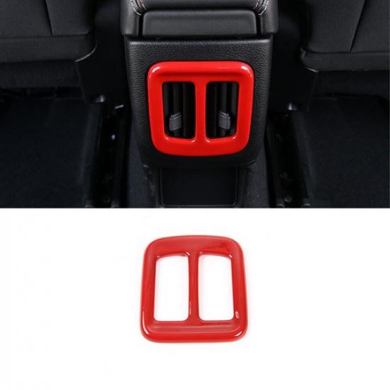 Rear Seat Air Outlet Vent Frame Trim 1PCS For Jeep Compass 2017- Bright Red