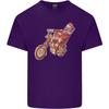 Biker Santa Christmas Motorcycle Chopper Skull Unisexs Light Cotton TShirt