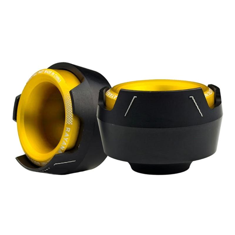Universal Motorcycle Fork Protectors Reinforced Metal Construction For Enhanced Stability And Safety On Various Models