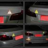 1pcs Car Reflective Stickers Automobile Motorcycle Scooter Body Decorative Triangle Warning Label Decal Accessories