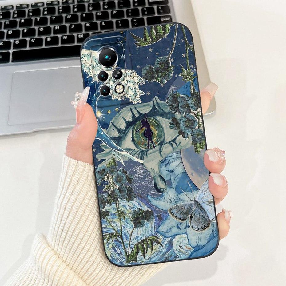 Fashion Painting Phone Case For Infinix Note 11 Pro 11s Note11 X663 X697 X698 Soft Silicone Shockproof Cover Cases Bumpers
