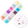 Molly Nails Stone Decoration Box, Mix of Colors, 1000 Pieces