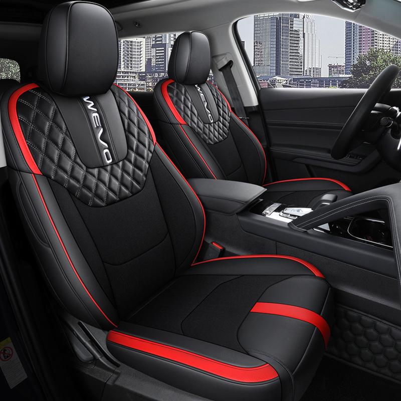 BYD Song PRO Vollumfassender 5-Sitzer Leder-Autositzbezug mit Ganzjahres-Verschleißfestem Design