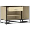 Vidaxl Ławka Na Buty Sonoma Oak 80X40X53,5 Cm Drewno Klejone I Metal