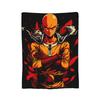Anime One Punch Man Fleece Throw Blanket Saitama Cartoon Blankets for Home Office Lightweight Bedding Throws,