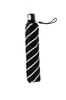 Rose Sangyo 65cm Blue Rib Mini Folding 61654901 Umbrella, Bias, Black,