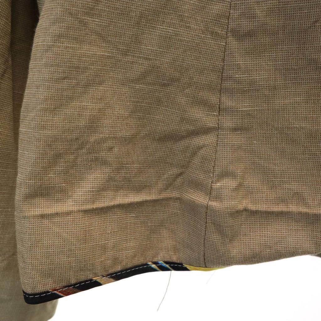 Paul Smith BLACK Leinenmischung maßgeschneiderte Jacke 42 beige Damen Gebraucht