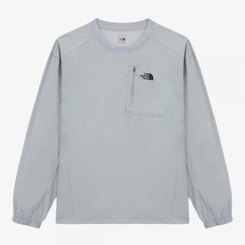 The NorTh Face Men S Winden Long Sleeve T ShirT STone Gray nT7TS09b STONE GRAY/095