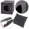 Soft Felt Cats Bed Cube House Cave Sleeping Bag Cushion Kitten Hiding Nest Cat Portable Carrier Bag Outdoors Creative Breathable