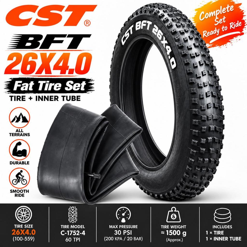 Zhengxin 20x4.0 Gomma Grassa per Biciclette da Neve e Spiaggia