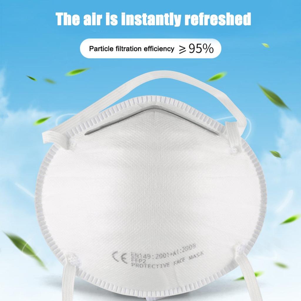 Buy SX 1 Pcs Ffp2 Mask Outdoor Protective Mask Cup Shaped Face Mask ...