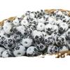 Handmade Blue and White Porcelain Beaded Bracelet Necklace with High-Fired Glazed Ceramic Beads