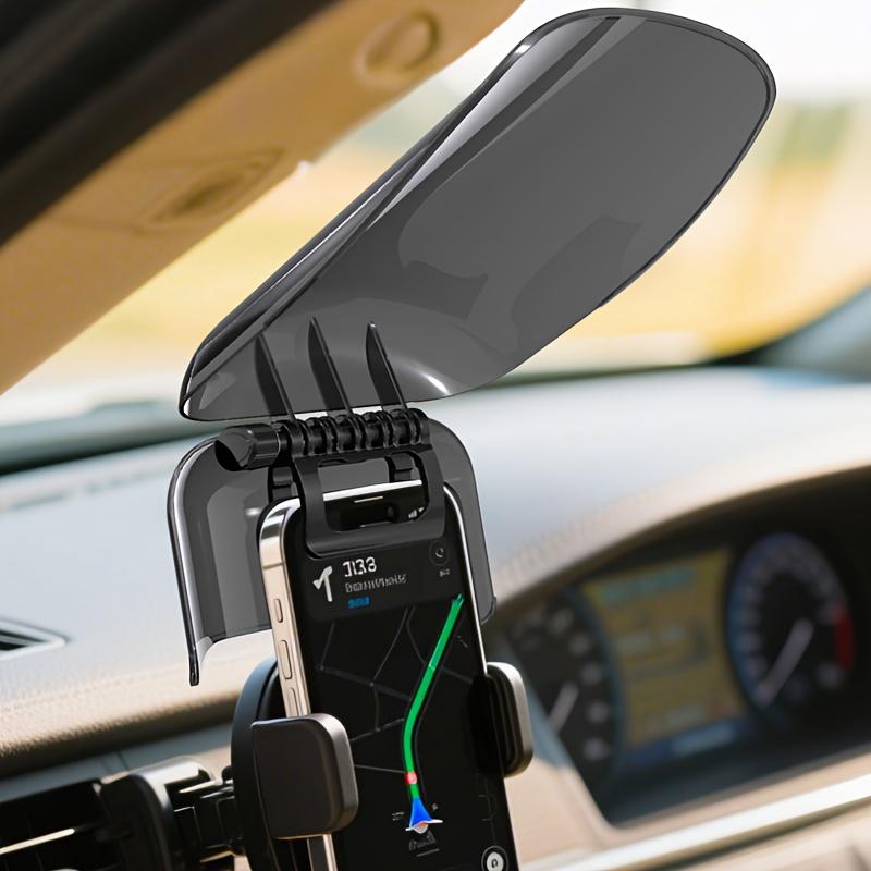 1pc New Sunshade for Smartphone, Anti-Uv And Anti-Glare Sun Visor, Portable Adjustable Phone Accessory Clip, Easy And Easy To Install