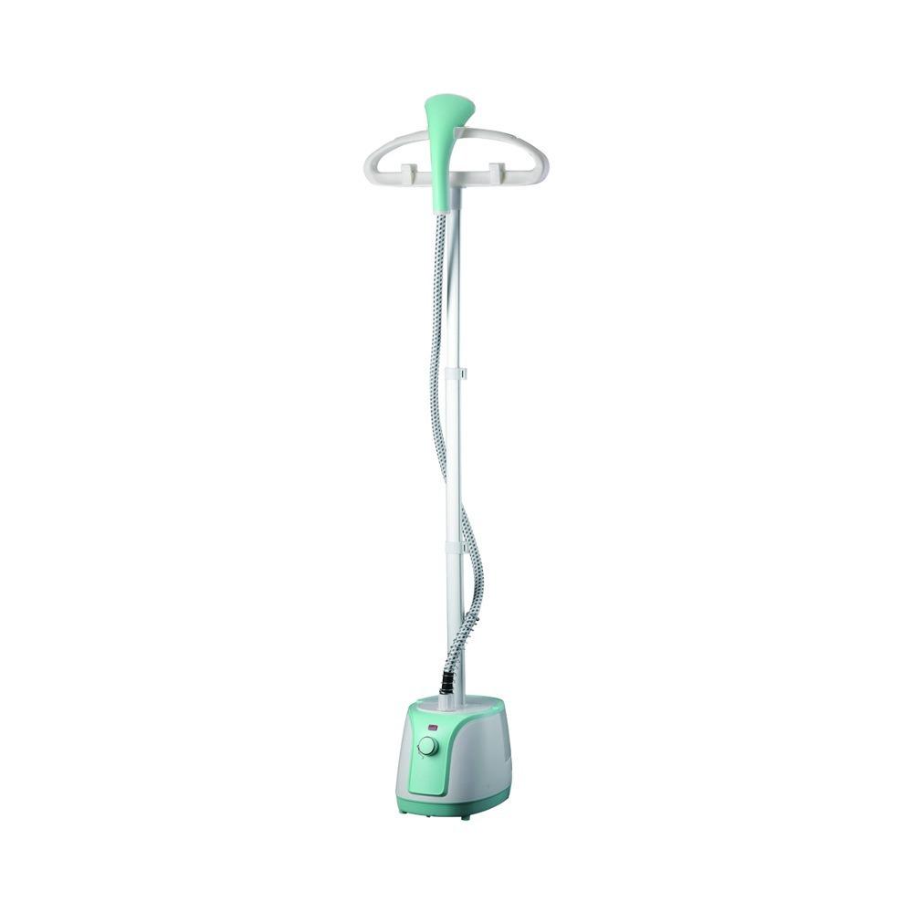 Dual-Rod Vertical Garment Steamer with Ironing Board, Large Steam Output, and Spacious Water Tank for Home Use
