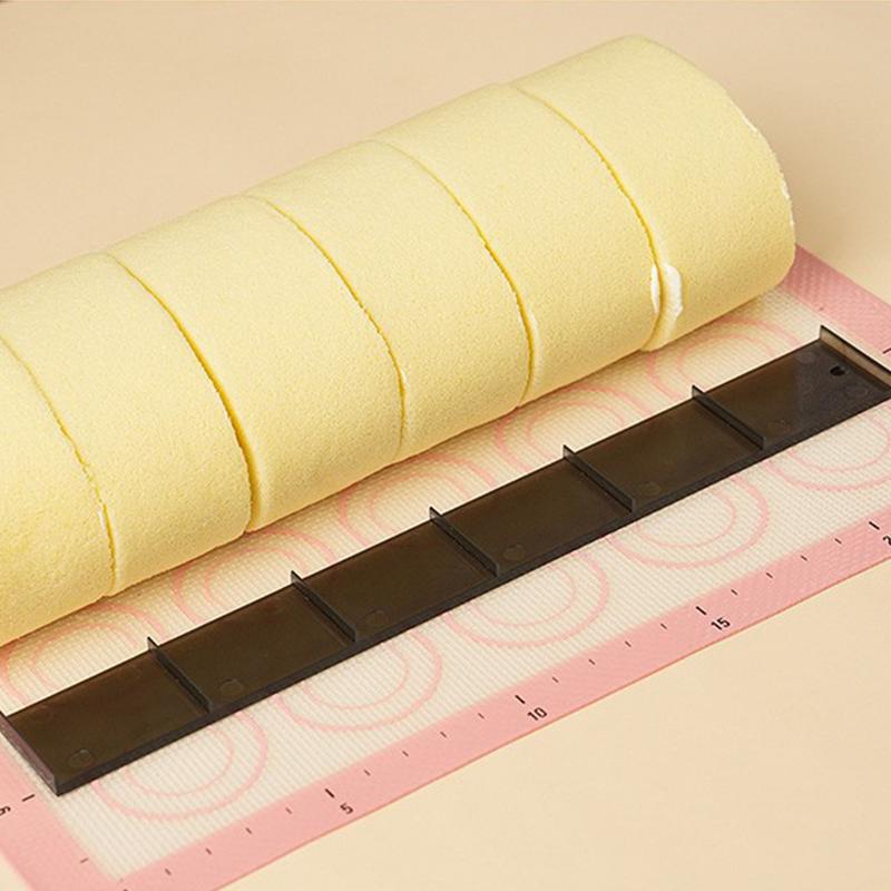 Pastry Cake Thickness Measure Ruler Cake Roll Ruler Uniform Division Molds Baking Ruler Auxiliaries Tool Home Kitchen