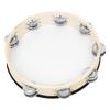 Double Row Bells Tambourine Handbell Clap Drum Tambourine Musical Instrument for Party Game Playing Easy To Play